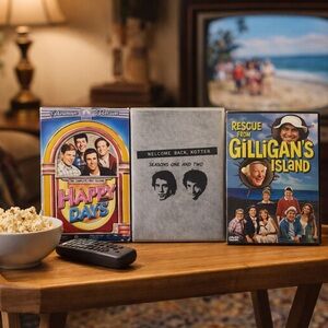 Classic TV DVD Bundle | Happy Days + Welcome Back Kotter + Gilligan’s Island